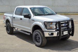 Ford F-150 Grille Guard - Front - Go Rhino - 3000 Series StepGuard - Black - 2004